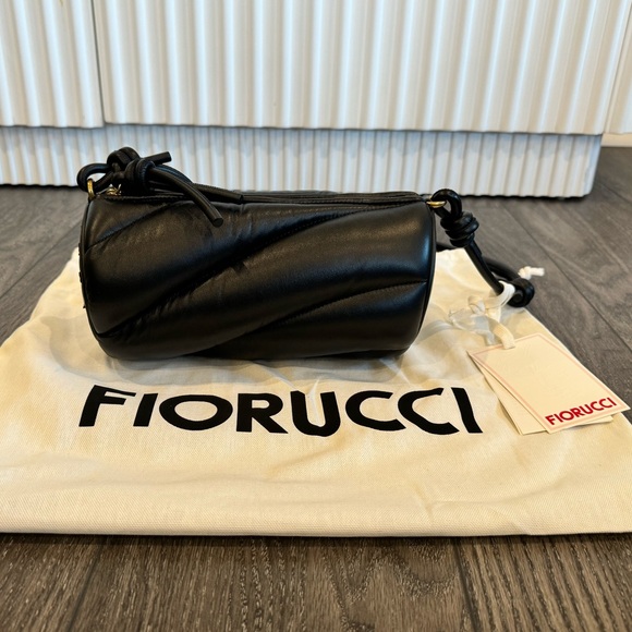 NEW Fiorucci Mella Leather Bag - Black - Picture 8 of 8